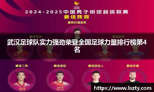 武汉足球队实力强劲荣登全国足球力量排行榜第4名